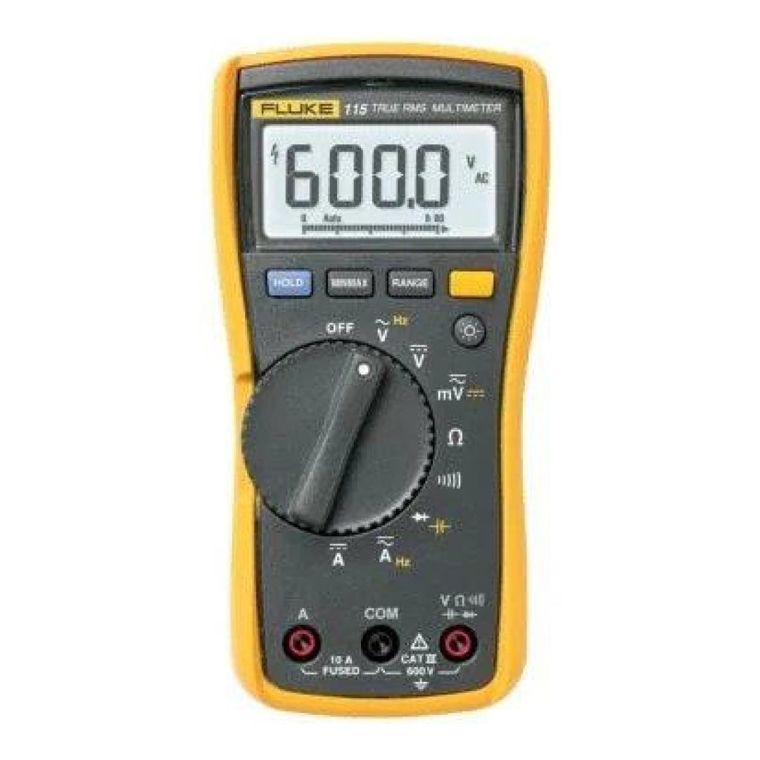 Fluke 115 True RMS 600V AC/DC 20A AC/DC Field Technicians Digital Multimeter Fluke 115 True RMS 600V AC/DC 20A AC/DC Field Technicians Digital Multimeter